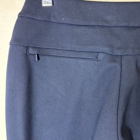 Soft Surroundings NWOT Navy Ponte High Waisted Bootcut Dress Pants Size M - Picture 6 of 12